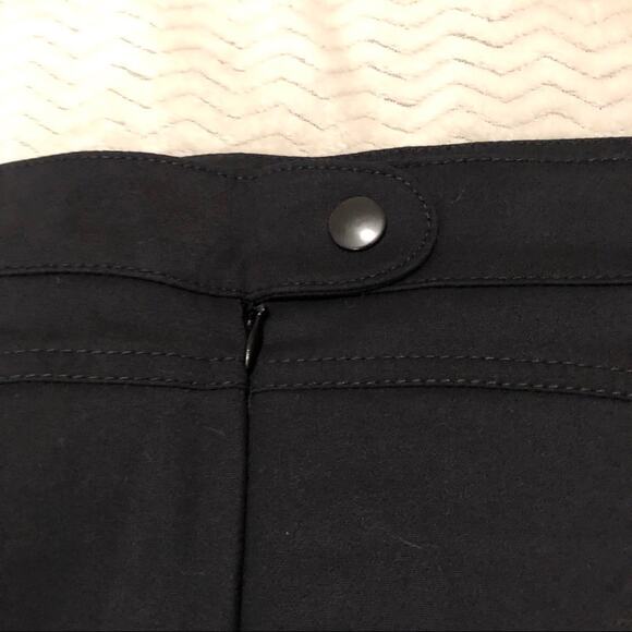 Akris Punto Black Career Pencil Skirt Lined 10 Dark Academia Straight Mini - Picture 2 of 8